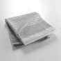 Couvre lit 1 personne 180 x 220 cm coton/polyester tisse adele Gris